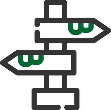 Uçak simgesinin vektör illüstrasyonu