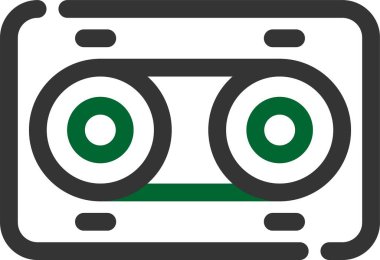 Vektör müzik simgesi illüstrasyonu