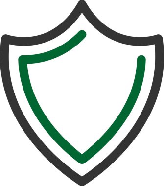 kalkan ikon vektör illüstrasyonu