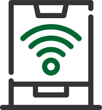 wifi vektör simgesi modern illüstrasyon