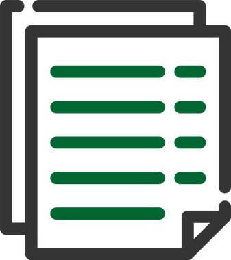 Kontrol listesi simgesi, vektör illüstrasyonu