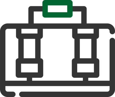 bagaj. Web simgesi basit tasarım