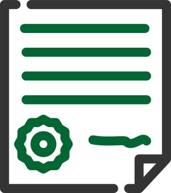 Belge. Web simgesi basit illüstrasyon