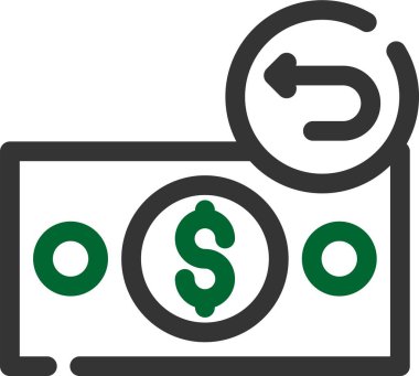 para dolar vektör simgesi