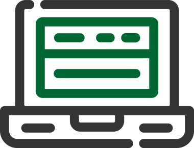 Web sayfası olan bilgisayar klavyesi