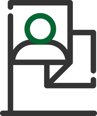 Modern dizüstü bilgisayarın vektör illüstrasyonu