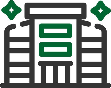 Bina. Web simgesi basit tasarım