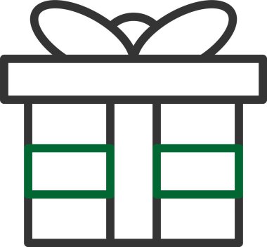 hediye kutusu vektör simgesi