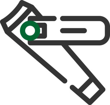 Yapı pateni ikonu vektör illüstrasyonu