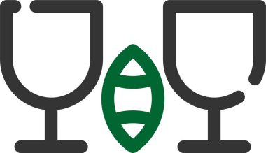 Şampanya şişesi ikonu. düz dizayn. izole ve beyaz illüstrasyon.