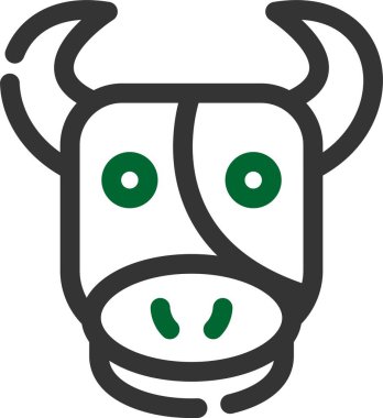 Boğa başı simgesi, taslak biçimi