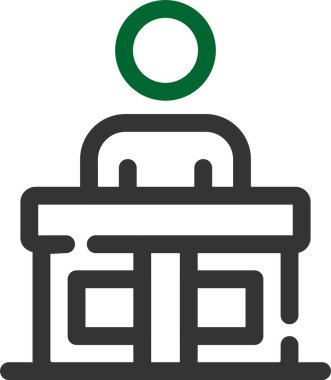 Modern eğitim ikonunun vektör illüstrasyonu