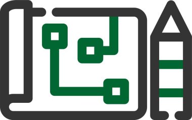 Bir kitap simgesinin vektör illüstrasyonu