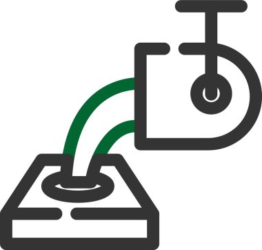 Modern bir simgenin vektör illüstrasyonu