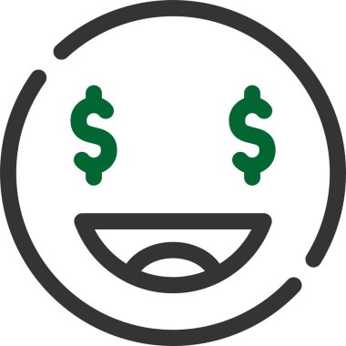 Para için. Web simgesi basit tasarım