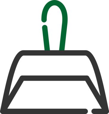 Yeşil ve beyaz arkaplanın vektör çizimi