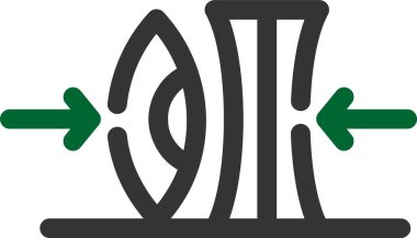 Yön. Web simgesi basit illüstrasyon