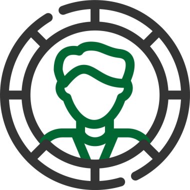 Maskeli bir kadının vektör çizimi