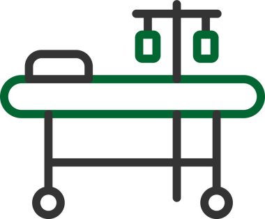 Bir tramvay simgesinin vektör çizimi