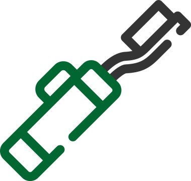 Fiş. Web simgesi basit illüstrasyon