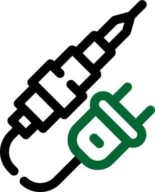 filedoutline biçiminde elektrik dolgu simgesi