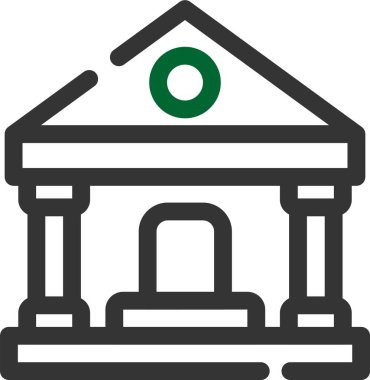 Banka oluşturma vektörü sembol tasarımı