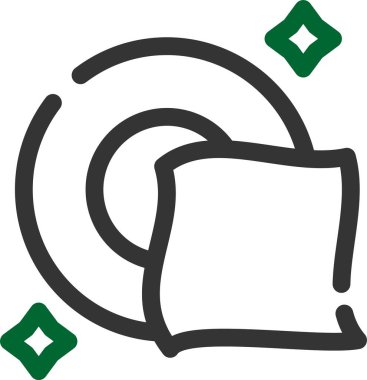 Gıda simgesinin vektör illüstrasyonu