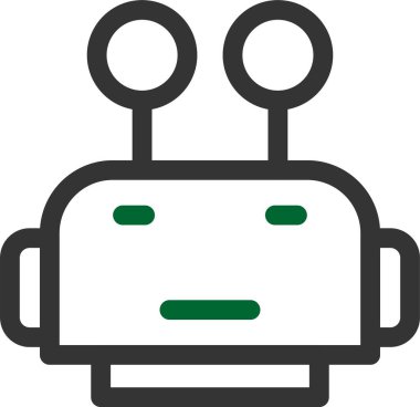 Taslak biçiminde robot robot simgesi