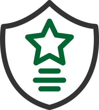 Rozet rozet simgesi taslak biçimi