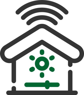 Kablosuz. Web simgesi vektör illüstrasyonu