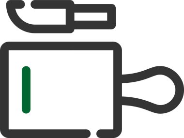 kahve ikonu vektör illüstrasyonu