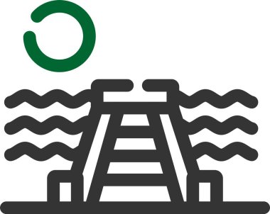 Su. Web simgesi basit tasarım