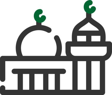 İslami cami simgesi - taslak biçimi