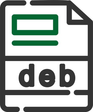 dosya biçimi simgesi, vektör illüstrasyonu