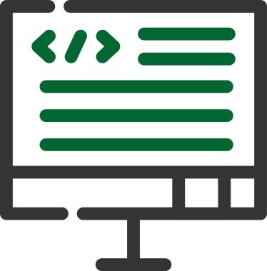 Ana hat biçiminde kodlama kodlama simgesi