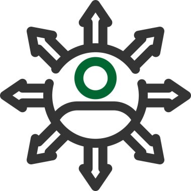 pusula web simgesi basit tasarımı