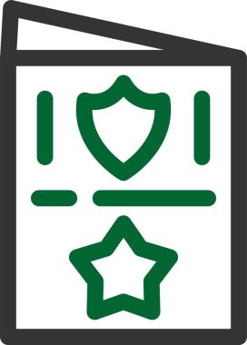 Rozet simge vektör çizim