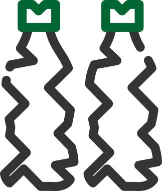 Bir yılbaşı ağacının vektör çizimi