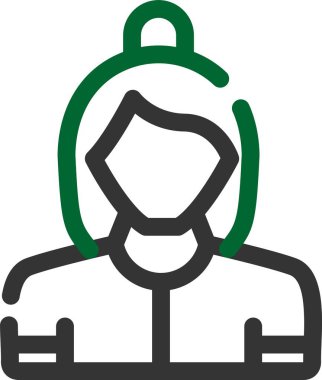 Avatar simgesi, vektör illüstrasyonu