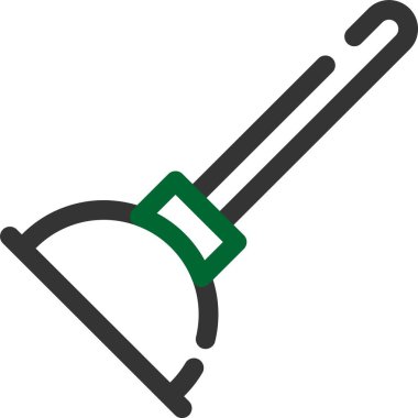 Kürek vektör çizgisi simgesi