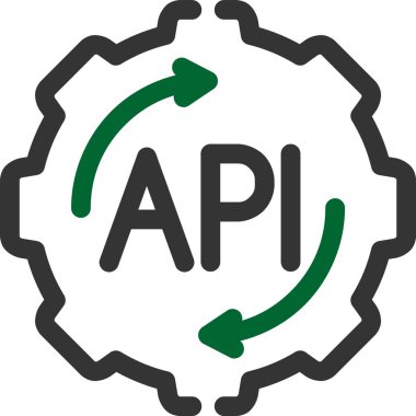 api web simgesi basit tasarım