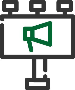 Hoparlörlü hoparlör. Web için basit bir hoparlör vektör simgesi çizimi