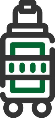Robot simgesinin vektör illüstrasyonu