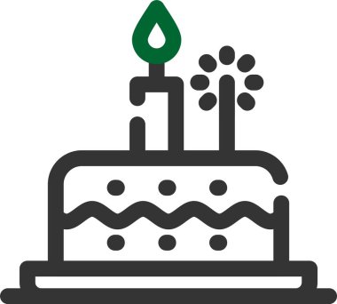 Mumlu doğum günü pastası