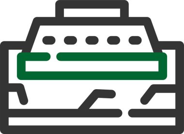 Modern b 'nin vektör illüstrasyonu eksik simgesi