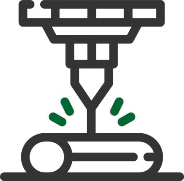 Taşıyıcı. Web simgesi basit illüstrasyon