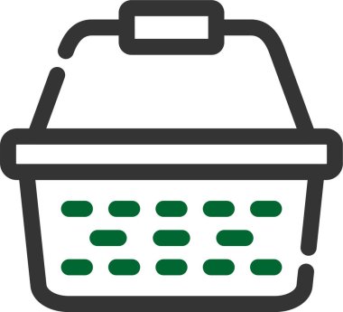 Sepet sepeti simgesi doldurulmuş taslak biçiminde