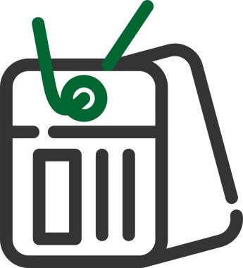 Takvim simgesi vektör illüstrasyonu