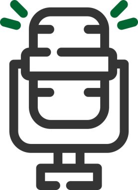 Moda Biçimli Robot Simgesi İzole Arkaplan