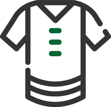 Gömlek simgesi, basit illüstrasyon